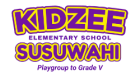 Kidzee Elementary School logo wide